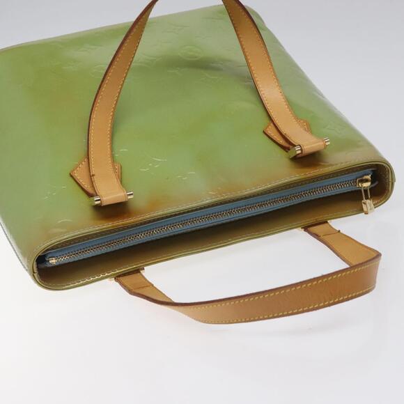 LOUIS VUITTON Monogram Vernis Houston Hand Bag Baby Blue M91005 - Picture 6 of 13